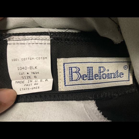 BellePointe Black Pleated Front Clemson University Shorts Women’s Size 8 - Picture 5 of 8